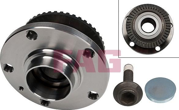 FAG 713 6107 00 - Wheel hub, bearing Kit parts5.com