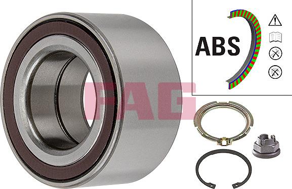 FAG 713 6308 50 - Kerékcsapágy készlet parts5.com