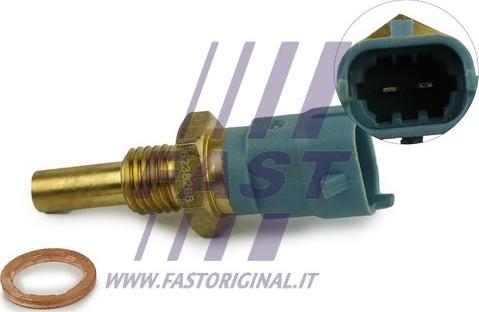 Fast FT80039 - Датчик, температура охлаждающей жидкости parts5.com