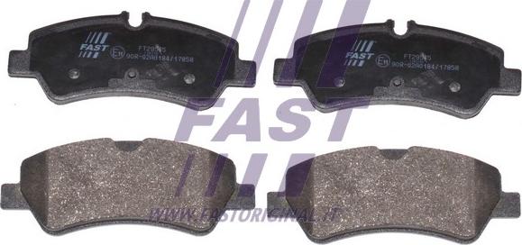 Fast FT29545 - Brake Pad Set, disc brake parts5.com