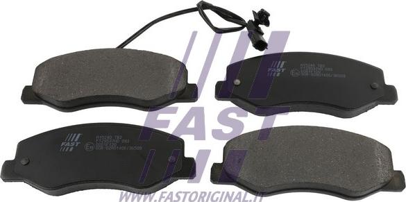 Fast FT29537HD - Brake Pad Set, disc brake parts5.com