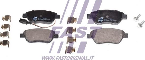 Fast FT29124 - Komplet kočnih obloga, disk kočnica parts5.com