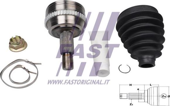 Fast FT25092K - Zgibni lezaj, pogonska gred parts5.com