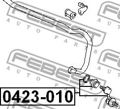 Febest 0423-010 - Stabilisaator,Stabilisaator parts5.com