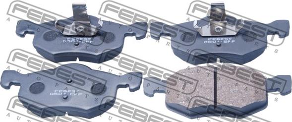 Febest 0501-EPF - Brake Pad Set, disc brake parts5.com