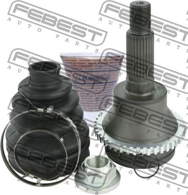 Febest 0510-CX7A44R - Шарнирный комплект, ШРУС, приводной вал parts5.com