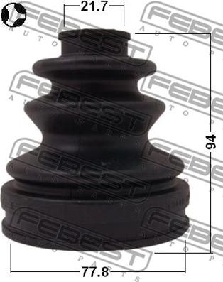 Febest 0115-090 - Fuelle, árbol de transmisión parts5.com