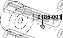 Febest 0185-001 - Matica kolesa parts5.com