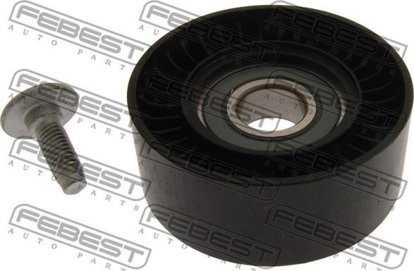 Febest 0187-2ADFHV - Deflection / Guide Pulley, v-ribbed belt parts5.com