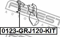 Febest 0123-GRJ120-KIT - Apoyo, brazo del eje parts5.com
