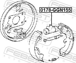 Febest 0178-GGN155 - Cilindro de freno de rueda parts5.com