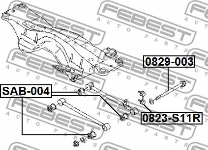 Febest 0829-003 - Vis de correction du carrossage parts5.com