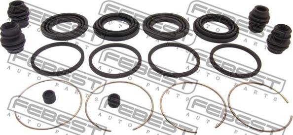 Febest 0875-B12F - Σετ επισκευής, δαγκάνα φρένων parts5.com