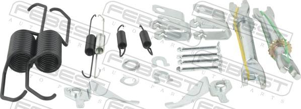 Febest 0304-ACCR-KIT - Zestaw akcesoriów, szczęki hamulcowe hamulca postojowego parts5.com