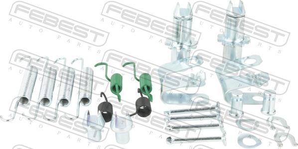 Febest 0304-CRVR-KIT - Zestaw akcesoriów, szczęki hamulcowe hamulca postojowego parts5.com