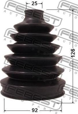 Febest 0317P-RE20 - Fuelle, árbol de transmisión parts5.com