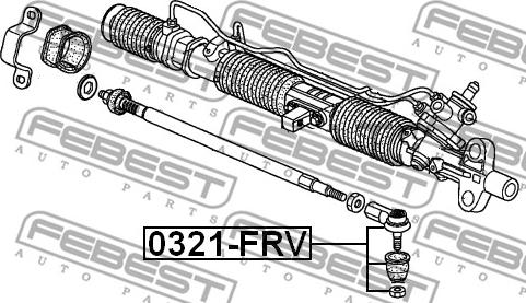 Febest 0321-FRV - Ακρόμπαρο parts5.com