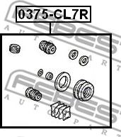 Febest 0375-CL7R - Remondikomplekt,Pidurisadul parts5.com