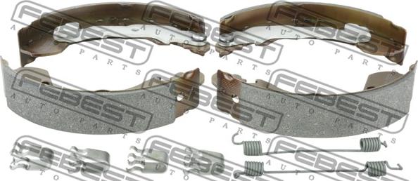 Febest 0202-K12R - Bremsbackensatz parts5.com