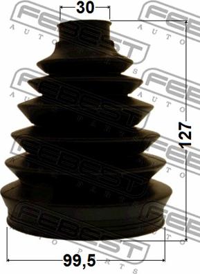 Febest 0217P-V42 - Fuelle, árbol de transmisión parts5.com