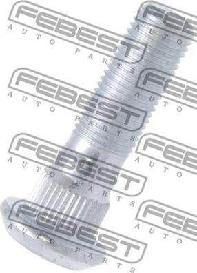 Febest 0284-004 - Perno de rueda parts5.com