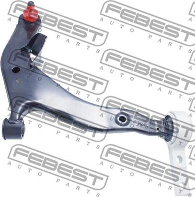 Febest 0224-Z50RH - Рычаг подвески колеса parts5.com