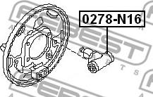 Febest 0278-N16 - Cilindro de freno de rueda parts5.com