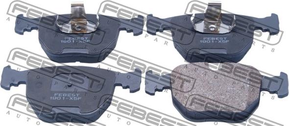 Febest 1901-X5F - Brake Pad Set, disc brake parts5.com