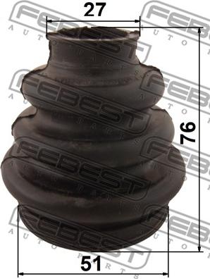 Febest 1917-E90R - Fuelle, árbol de transmisión parts5.com