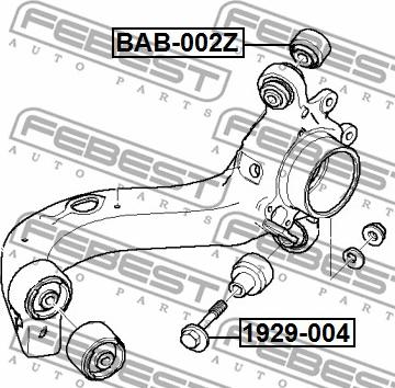 Febest 1929-004 - Tornillo corrector de inclinación parts5.com