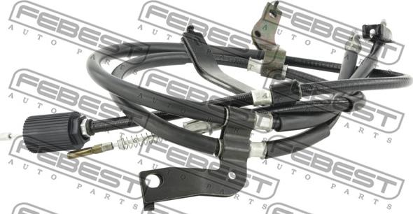 Febest 10100-CAPLH - Cablu, frana de parcare parts5.com