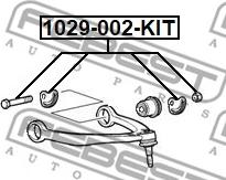 Febest 1029-002-KIT - Tornillo corrector de inclinación parts5.com