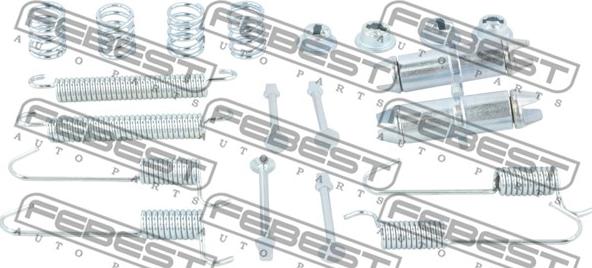 Febest 1204-IX354WDR-KIT - Set accesorii, saboti frana parcare parts5.com