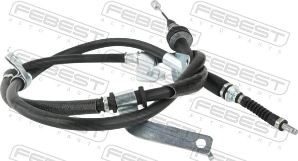 Febest 12100-D7RH - Seilzug, Feststellbremse parts5.com