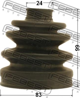 Febest 1217-EFAT - Fuelle, árbol de transmisión parts5.com