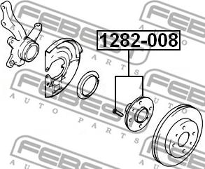 Febest 1282-008 - Wheel Hub parts5.com