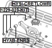 Febest 1229-023-KIT - Šroub pro opravu odklonu kola parts5.com