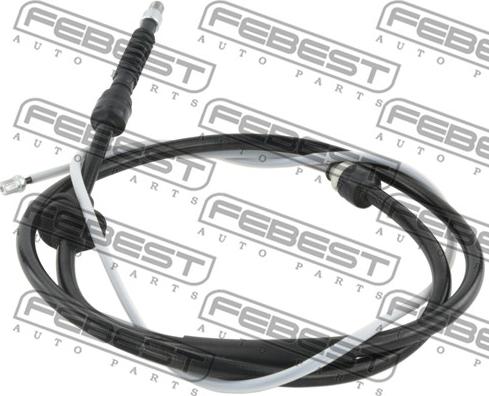 Febest 24100-MEG - Cable de accionamiento, freno de estacionamiento parts5.com