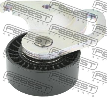 Febest 2487-MEGII - Направляющий ролик, поликлиновый ремень parts5.com