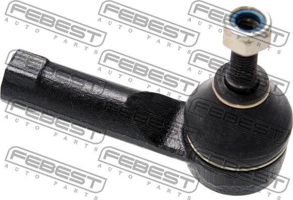 Febest 2421-CLILH - Наконечник рулевой тяги, шарнир parts5.com