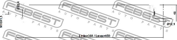 Febest 26110-003R - Tlumič pérování parts5.com