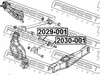 Febest 2029-001 - Surub corectare inclinare parts5.com