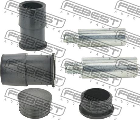 Febest 2074-DURF-KIT - Surub ghidare, etrier frana parts5.com