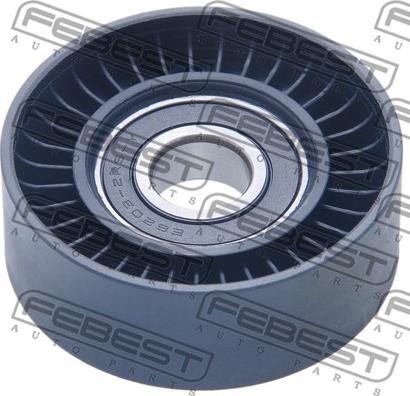 Febest 2187-CB3 - Deflection / Guide Pulley, v-ribbed belt parts5.com