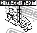 Febest 2176-CDHR-KIT - Ремкомплект, тормозной суппорт parts5.com