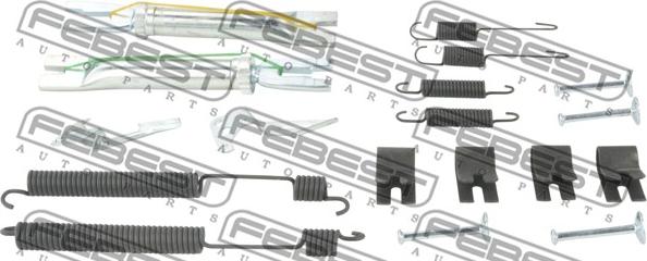 Febest 2304-POL - Komplet pribora, čeljusti parkirne kočnice parts5.com