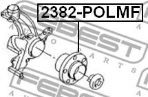 Febest 2382-POLMF - Butuc roata parts5.com