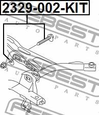 Febest 2329-002-KIT - Vis de correction du carrossage parts5.com