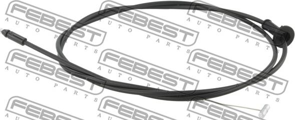 Febest 22101-DXL - Cablu, capota motor parts5.com