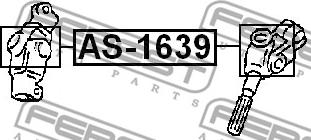 Febest AS-1639 - Połączenie, wał kierowniczy parts5.com